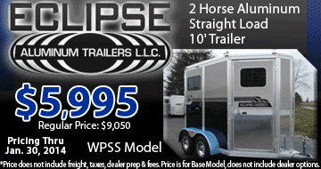 Eclipse Bumper pull horse trailers